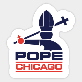 Pope Chicago Sticker